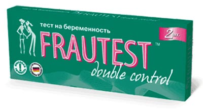 Тест на беременность FRAUTEST Double contro. Тесты FRAUTEST Double contro