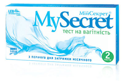 Тест на беременность My secret тест-полоска Тесты на беременность My secret тест-полоска