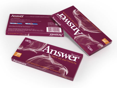Тест на беременность Answer тест-полоска Тесты на беременность Answer тест-полоска