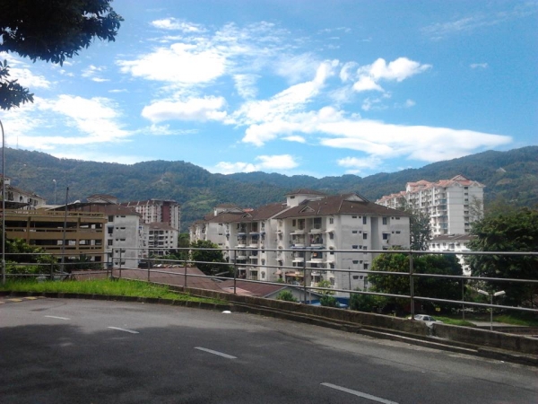 view from our condominium parking ground level. very simple but nice place.jpg view from our condominium parking ground level. very simple but nice place.jpg